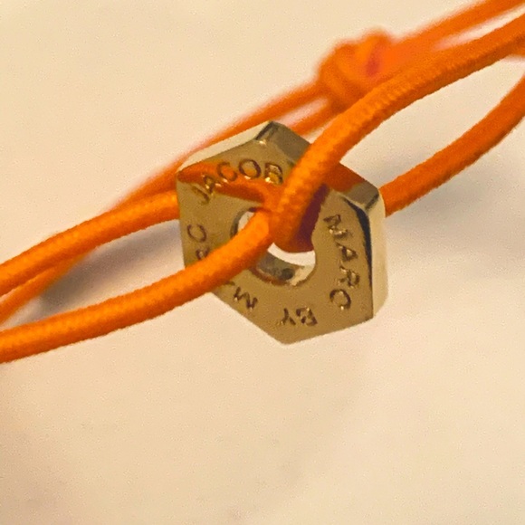 Marc by Marc Jacobs Friendship Bracelet - Gold + Tangerine - Picture 6 of 7